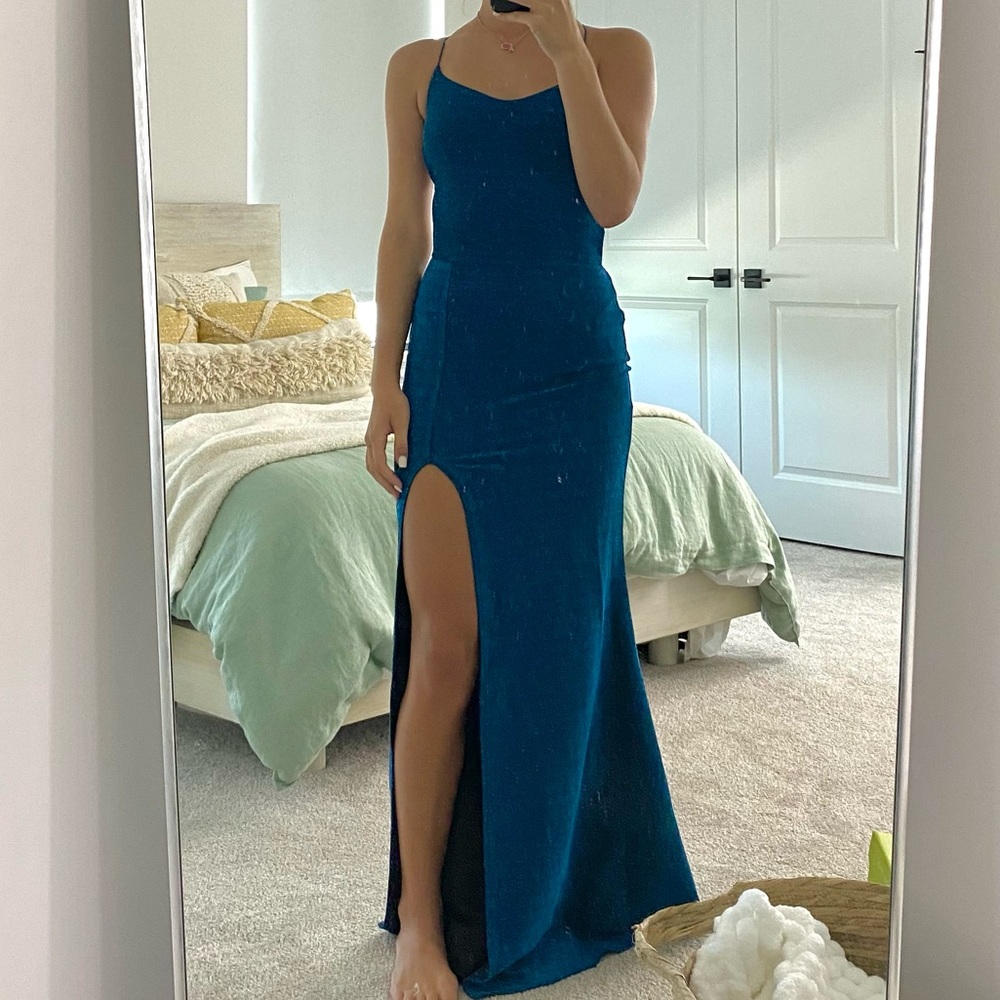 Prom/Formal sparkly royal blue dress